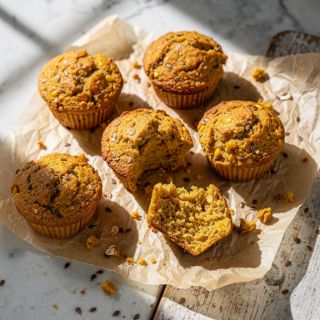Whole Grain Corn Muffins