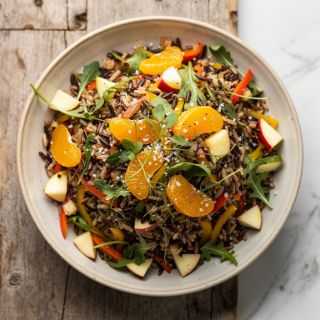 Wild Rice Salad with Orange Vinaigrette