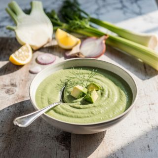 Raw Creamed Fennel Soup