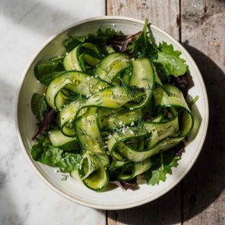 Cucumber Ribbon Salad with Dill