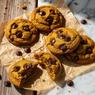 Pumpkin Choc Chip Cookies