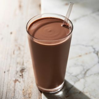 Chocolate Almond Butter Banana Milkshake