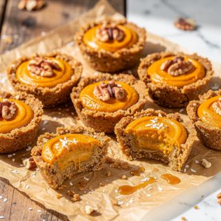 No-Bake Pumpkin Tarts (Vegan, Paleo)