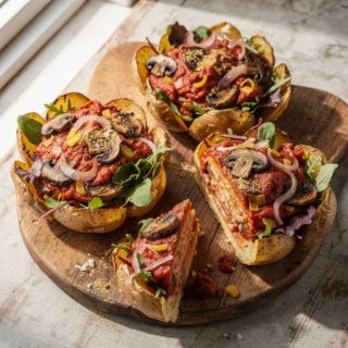 Potato Pizza Bowls