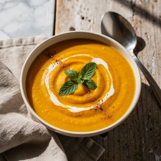 Butternut & Sweet Potato Soup