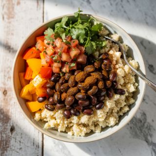 Cauliflower Rice Burrito Bowls