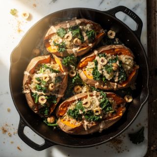 Quinoa Stuffed Sweet Potatoes