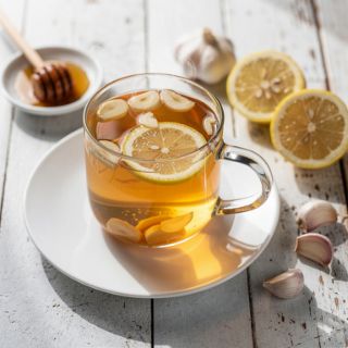 Garlic Lemon Honey Tea