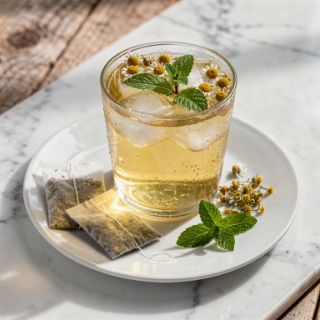 Herbal Ice Tea (Chamomile or Peppermint)