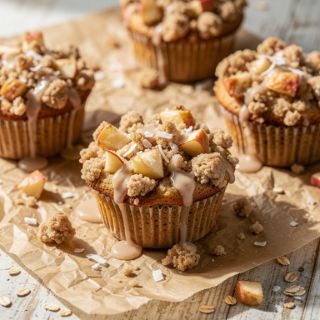 Vegan Apple Muffins (Dessert)
