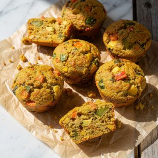 Savory Vegetable Muffins (Breakfast)