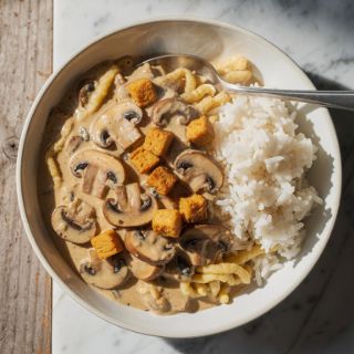 Creamy Mushroom Sauce (Geschnetzeltes)