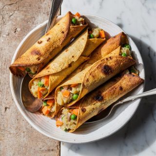 Vegan Baked Taquitos