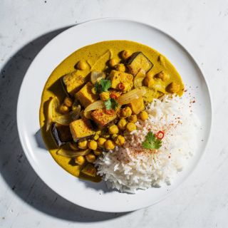 Chickpea & Eggplant Curry