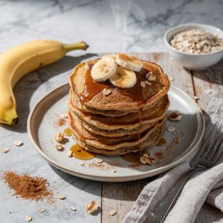 Healthy Banana Pancakes
